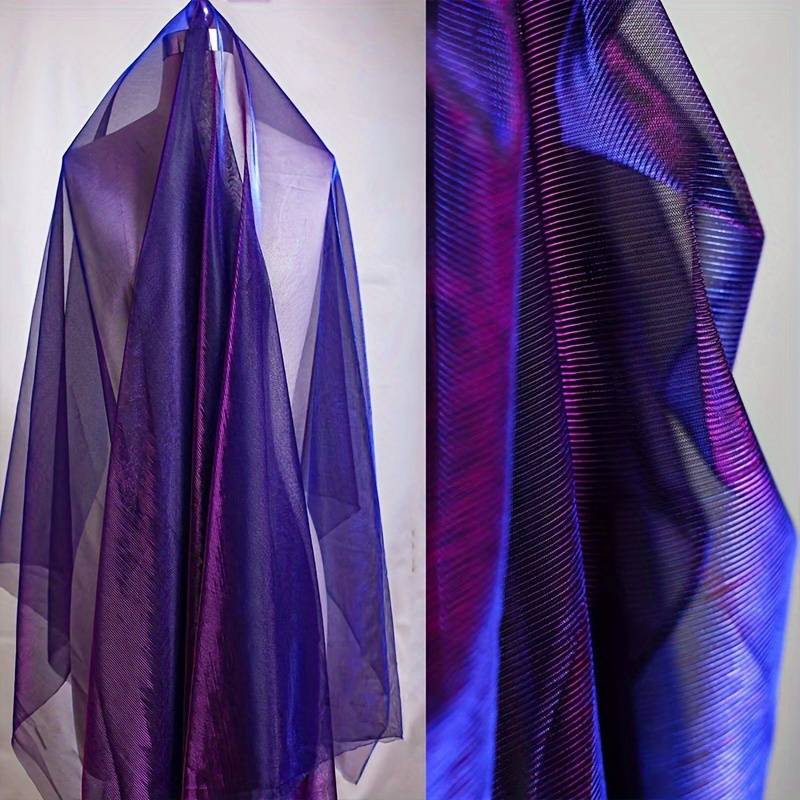 Golden Silk Fabric Laser Mesh Wedding Dress Fabric Skirt - Temu
